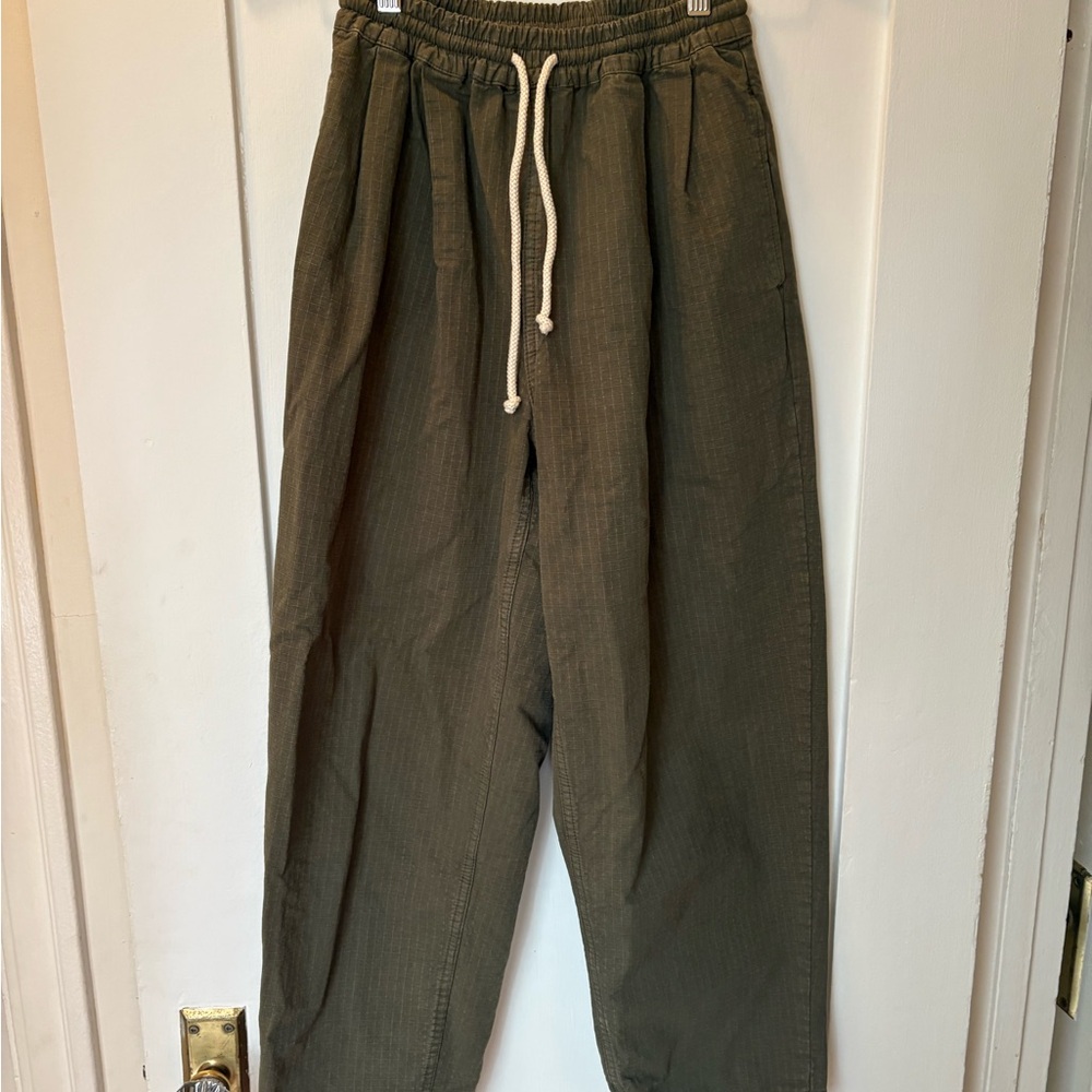 American Vintage Unisex Olive Green Cargo Pants